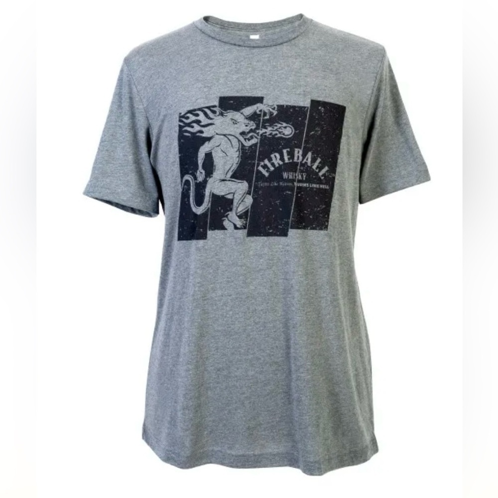 Fireball Gray Dragon Short Sleeve Shirt